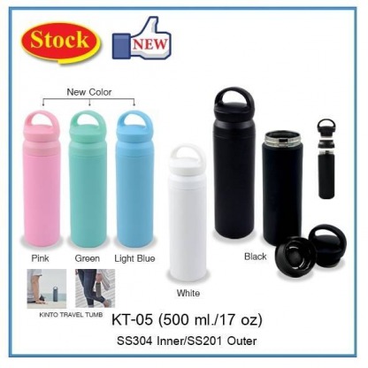 สินค้าพรีเมี่ยม KT05 VACUUM FLASK แก้วน้ำเก็บอุณภูมิร้อน-เย็น - โรงงานผลิตสินค้าพรีเมียม - พรประเสริฐ อินเตอร์เทรด