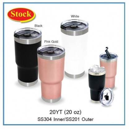 20YT สินค้าพรีเมี่ยม STAINLESS MUG แก้วน้ำเก็บอุณภูมิ ร้อน-เย็น - โรงงานผลิตสินค้าพรีเมียม - พรประเสริฐ อินเตอร์เทรด