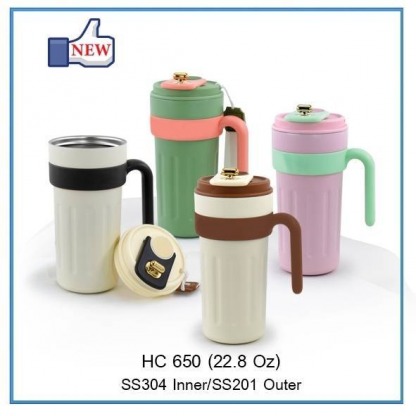 HC 650 สินค้าพรีเมี่ยม STAINLESS MUG แก้วน้ำเก็บอุณภูมิ ร้อน-เย็น - โรงงานผลิตสินค้าพรีเมียม - พรประเสริฐ อินเตอร์เทรด